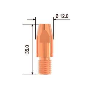 FUBAG Контактный наконечник M10х35 мм CuCrZr D=1.0 мм (25 шт.) в Новокузнецке фото