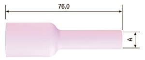 FUBAG Сопло керамическое для газовой линзы №5L ф8 FB TIG 17-18-26 (2 шт.) в Новокузнецке фото