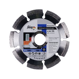 Алмазный отрезной диск FUBAG Universal Pro D115 мм/ 22.2 мм в Новокузнецке фото