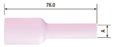 FUBAG Сопло керамическое для газовой линзы №7L ф11 FB TIG 17-18-26 (2 шт.) в Новокузнецке фото