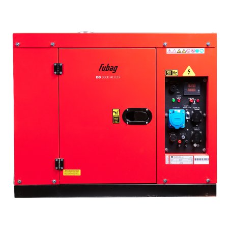 Дизельный генератор FUBAG DS 6500 AC ES с электростартером и коннектором автоматики (кожух) в Новокузнецке фото