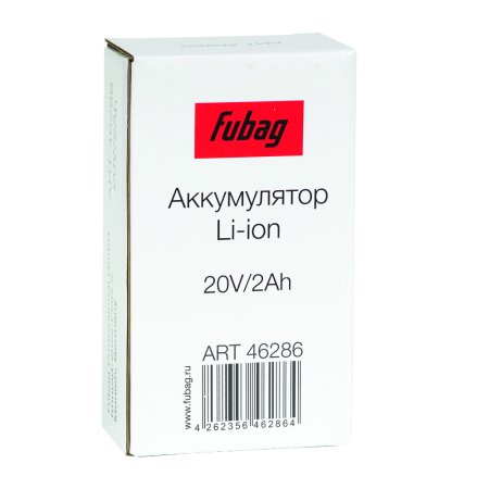 Аккумуляторная батарея FLI5S1P1202 Li-ion к бензиновым газонокосилкам FUBAG с электростартером и минирайдеру (20V/2Ah) в Новокузнецке фото