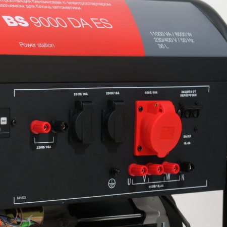 Бензиновый генератор FUBAG BS 9000 DA ES (трехфазный) с электростартером и коннектором автоматики в Новокузнецке фото