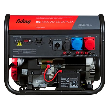 Бензиновый генератор FUBAG BS 7500 XD ES DUPLEX в Новокузнецке фото