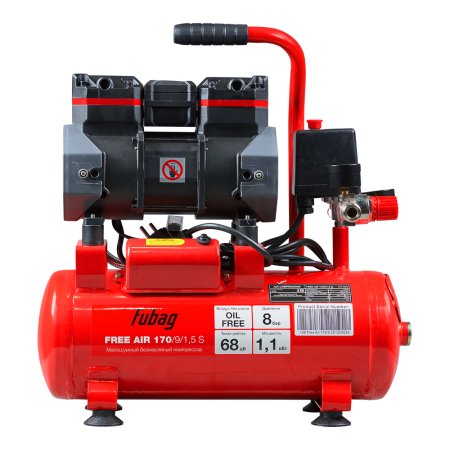 Компрессор безмасляный малошумный FUBAG Свободный Воздух (Free Air) 170/9/1.5 S в Новокузнецке фото