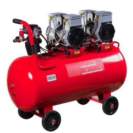 Компрессор воздушный безмасляный малошумный FUBAG OLS 500/100 CM2х2 в Новокузнецке фото