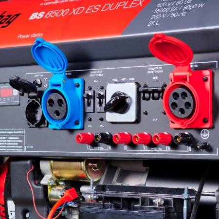 Бензиновый генератор FUBAG BS 8500 XD ES DUPLEX для одно и трехфазного режимов работы в Новокузнецке фото