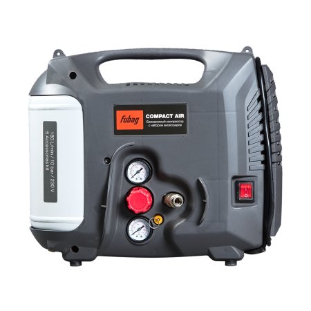 Компрессорный набор FUBAG Compact Air безмасляный компрессор + 5 предметов в Новокузнецке фото