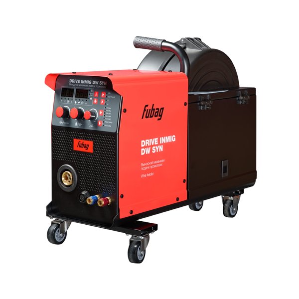 Полуавтомат сварочный FUBAG INMIG 500T DW SYN + подающий механизм DRIVE INMIG DW SYN + шланг-пакет 5 метров 70 мм2 14 pol с жидкостным охлаждением для INMIG 500T DW SYN + горелка FB 500 3m + блок жидкостного охлаждения Cool 70 + тележка для аппаратов в Новокузнецке фото
