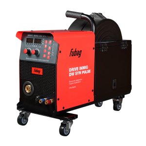 Сварочный полуавтомат_INMIG 500T DW SYN PULSE (арт. 31443) + Подающий механизм DRIVE INMIG DW SYN PULSE (41105) + Горелка FB 550W 3m (31652) + Блок жидкостного охлаждения Cool 70__для арт. 31406_31443_31453_31455_31456_31457_31454 (31409) + Тележка_для ар в Новокузнецке фото