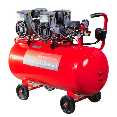 Компрессор воздушный безмасляный малошумный FUBAG OLS 500/100 CM2х2 в Новокузнецке фото