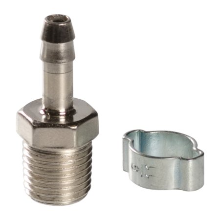 FUBAG Переходник 1/4 дюйма M на елочку 6мм с обжимным кольцом 9Х11мм, блистер 1 шт в Новокузнецке фото