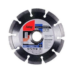 Алмазный отрезной диск FUBAG Universal Pro диам. 125/22.2 в Новокузнецке фото
