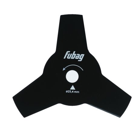 Триммерный диск FUBAG с 3мя лопастями, внешний диаметр 255 мм, посадочный диаметр 25,4 мм, толщина 1,6 мм