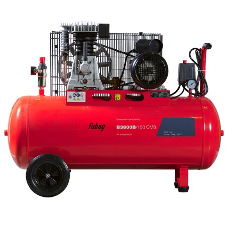 Ременной компрессор одноступенчатый FUBAG B3600B/100 CM3 в Новокузнецке фото