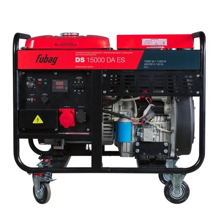 Дизельный генератор (трехфазный) FUBAG DS 15000 DA ES с электростартером и коннектором автоматики в Новокузнецке фото