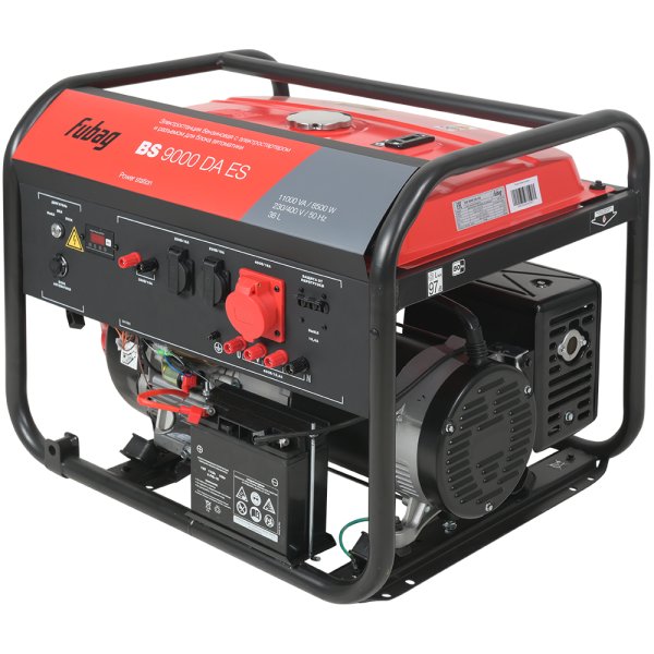 Бензиновый генератор FUBAG BS 9000 DA ES (трехфазный) с электростартером и коннектором автоматики в Новокузнецке фото