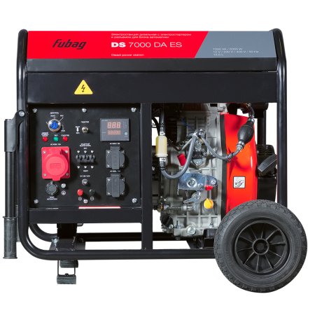 FUBAG Дизельный генератор (3-фазный) с электростартером и коннектором автоматики DS 7000 DA ES + Блок автоматики Startmaster DS 25000 D (400V) в ПОДАРОК в Новокузнецке фото