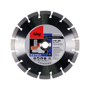Алмазный отрезной диск FUBAG Universal Extra_ диам. 230/22.2 в Новокузнецке фото