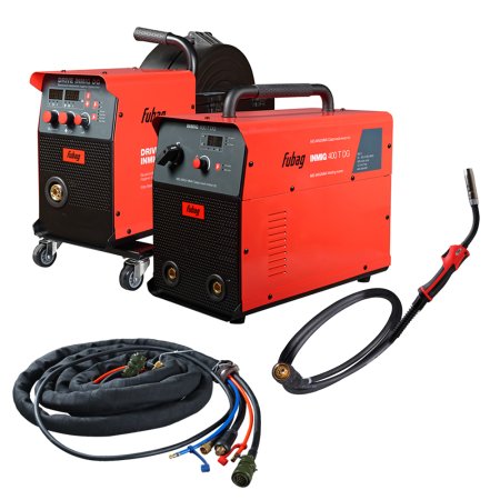 Полуавтомат сварочный инверторный FUBAG INMIG 400 T DG + подающий механизм DRIVE INMIG DG + шланг пакет 5 м  + горелка FB 400 3 м