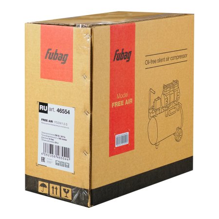 Компрессор безмасляный малошумный FUBAG Свободный Воздух (Free Air) 170/24/1.5 S в Новокузнецке фото