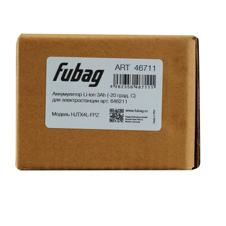 Аккумулятор FUBAG li-ion 3Ah для инверторного генератора TI 11000 A ES (арт. 646211) купить в Новокузнецке